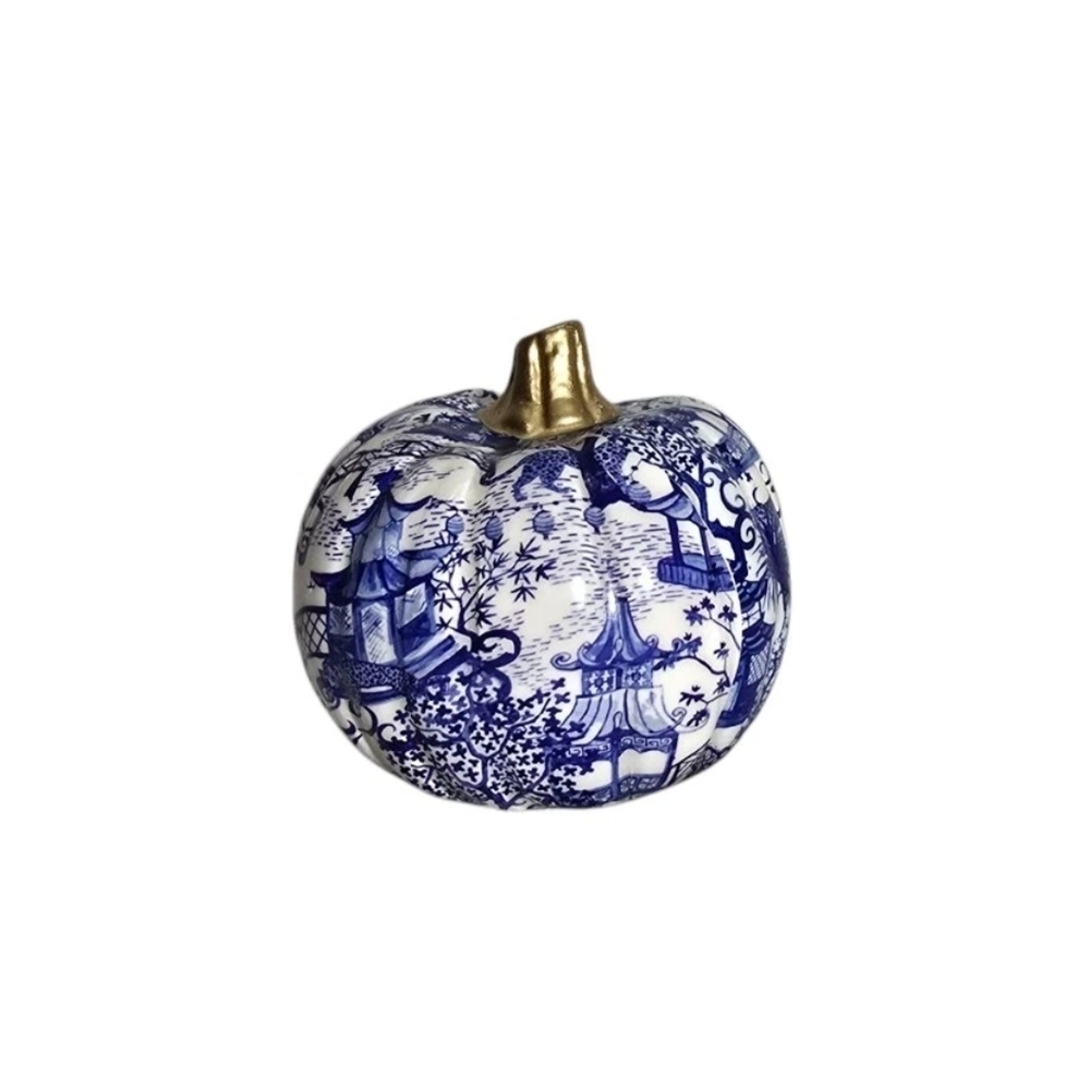 Pumpkin Jayes studio & Danika Herrick Blue & White Asian Style Made In India